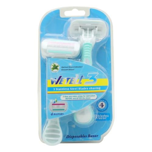 ويتال 10شفرات حلاقة نسايي 4 حبة