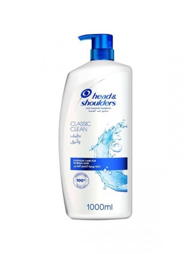 شامبو هيد شو لدر 1000مل نظيف وأنيق