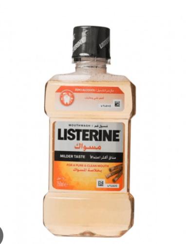 غسول فم لسترين 250مل مسواك