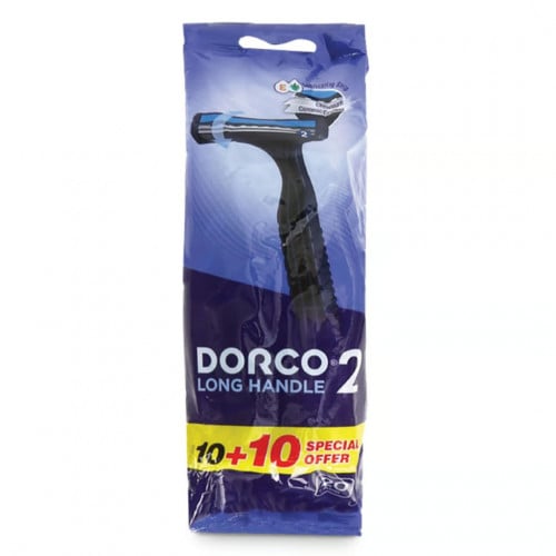 دوركو 2 مقبض طويل 10 + 10 ماكينات حلاقة