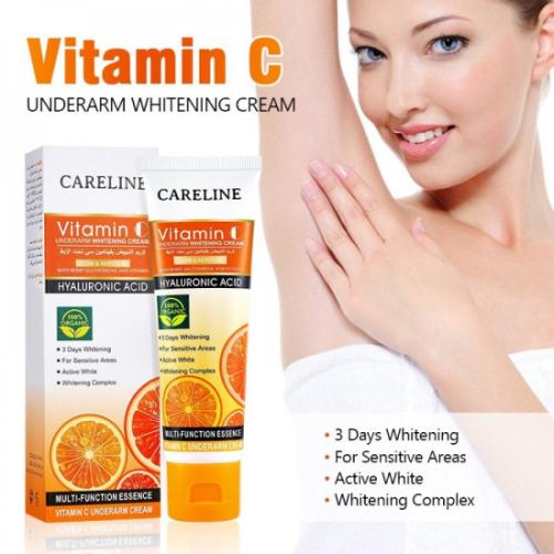 كيرلاين كريم 50جم تبييض تحت الابط فيتامين سي