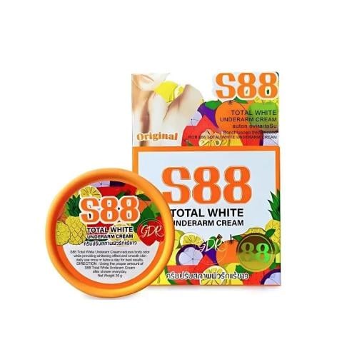 كريم S88 توتال وايت لتفتيح تحت الابط - 35جرام