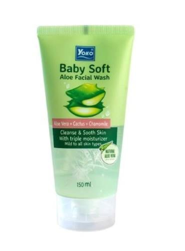 يوكو غسول الوجه الصبار والبابونج على ترطيب البشرللاطفال 150مل