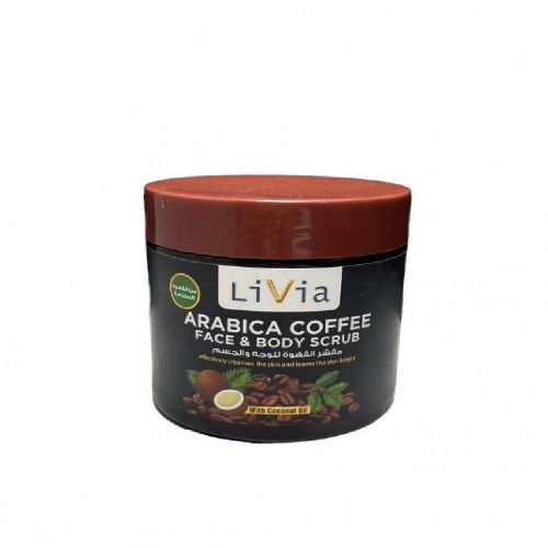 ليفيامقشر القهوة للوجة والجسم 500مل