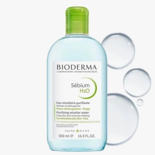 بيوديرما مزيل مكياج ومنظف للبشرة الدهنية والمختلطة 500 مل