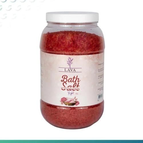 لافا ملح طبيعي الجسم والقدمين الورد 5 كلو