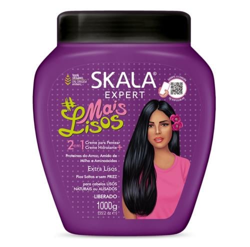 Skala Mais Lisos 2 in 1 Hair Creme - 1000g | سكالا كريم للشعر المستقيم 2 في 1 - 1000 غرام