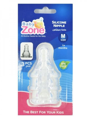 حلمة منطقة الأطفال من السيليكون - M