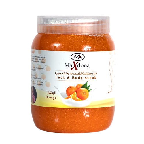 ماكس دونا جل سنفرة للجسم والقدمين البرتقال 1000 مل