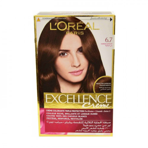 لوريال إكسلنس صبغة شعر 6.7