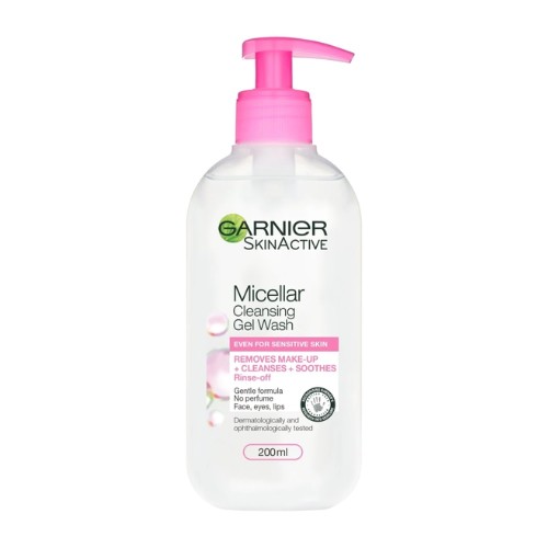 غسول ميسيلار منظف للوجه من غارنيه 200 مل