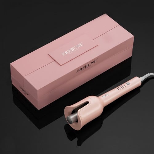 ريبون جهاز تمويج الشعر الذاتي لون وردي RE-2082