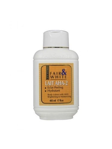 فير اند وايت AHA-2 لوشن تفتيح وترطيب للجسم 485 مل