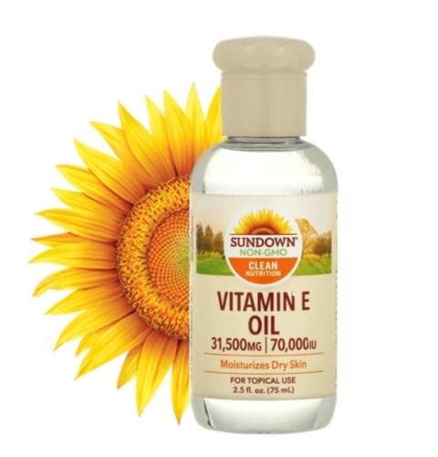 زيت نقي بفيتامين اي من صن داون ناتشورالز
