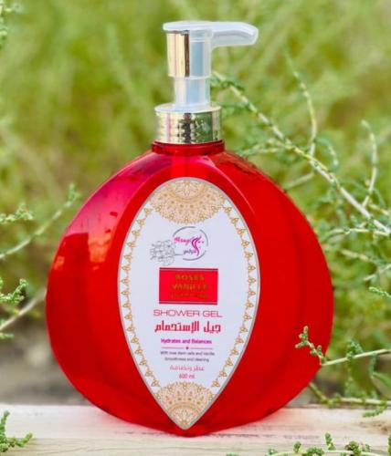 العرايس - جل استحمام ورد الفانيليا 600 مل