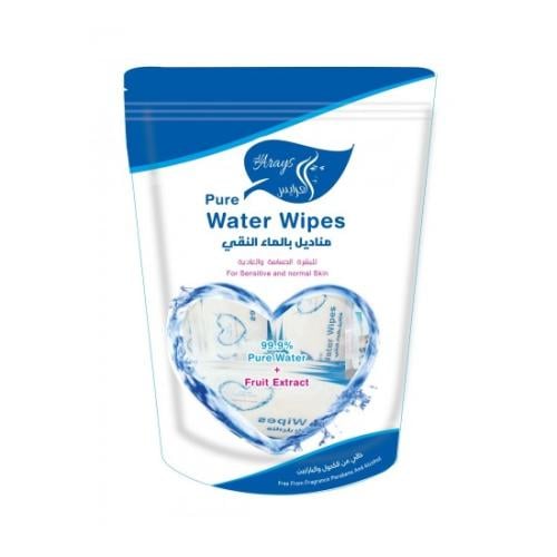العرايس مناديل مبللة بالماء النقي للبشرة الحساسة والعادية20 حبة
