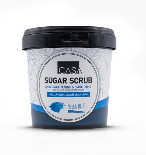 كازا مقشر السكر بالنيلة الزرقاء للجسم 600غ