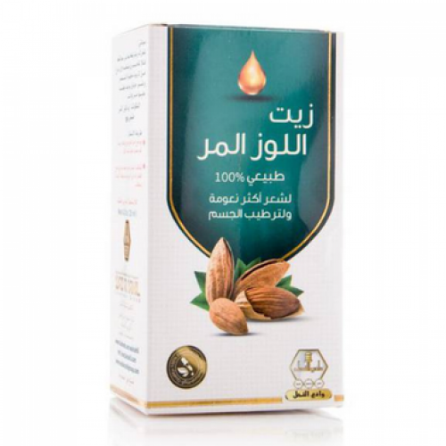 وادي النحل زيت اللوز المر 125مل