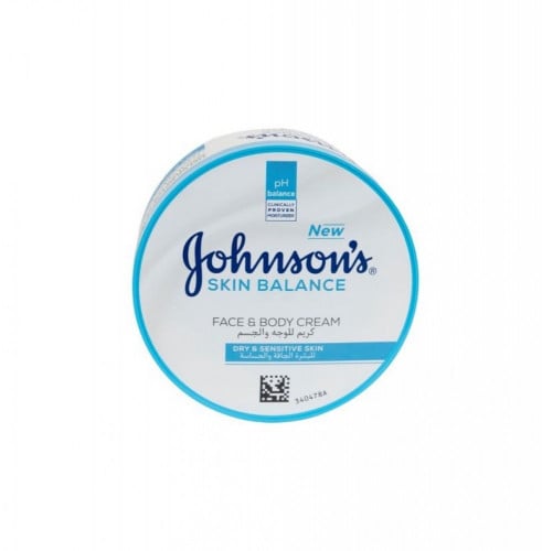 جونسون كريم للوجه و الجسم للبشرة الجافة و الحساسة 300 مل