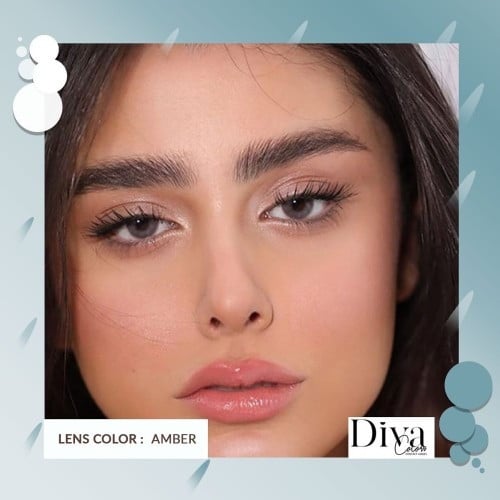 عدسات ديفا اللاصقة   أمبر