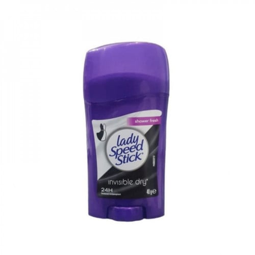 مزيل عرق انفيزيبل شاور فريش من ليدي سبيد ستيك 40 جرام
