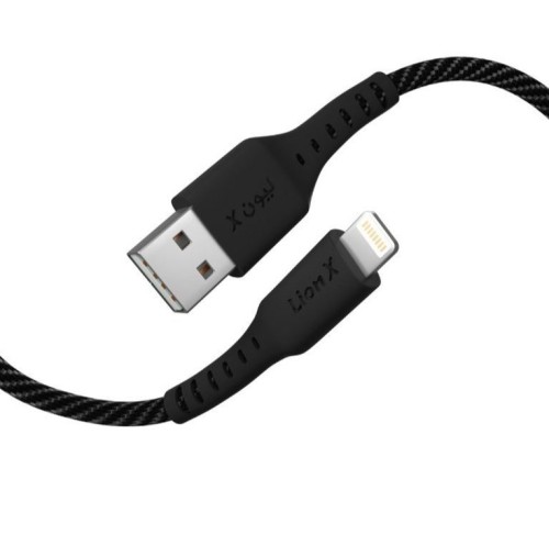 سلك منفذ USB شحن ايفون ليون X تجربة رائعة كيبل مقا...