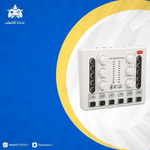 بطاقة الصوت الخارجية ميكروفون بطاقة الصوت البث الم...