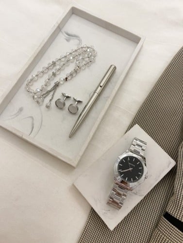 طقم ساعه رجالي فخم