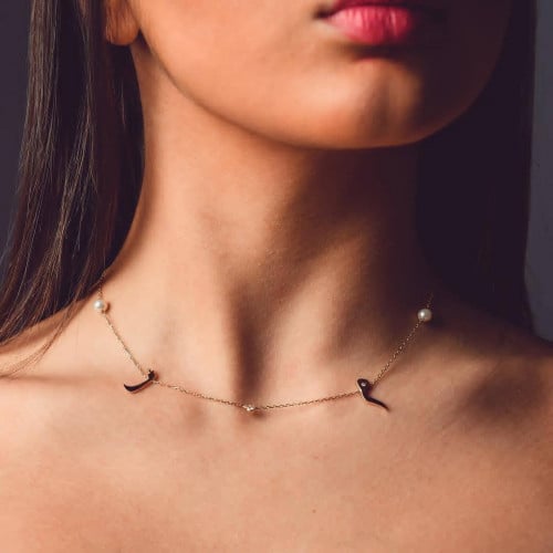 سلسال بالاسم مع اضافة زركون