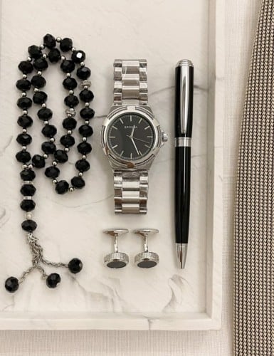 طقم ساعه رجالي ماركة