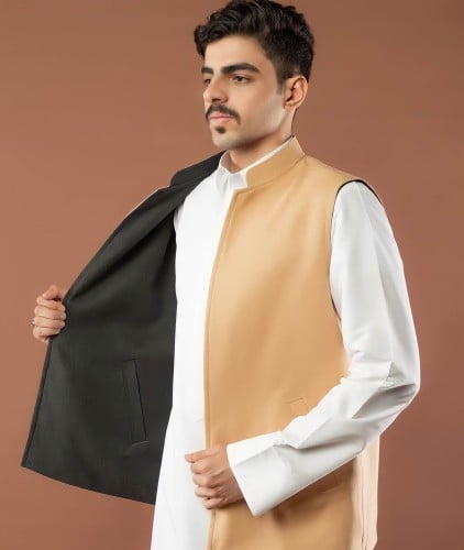 سديري شتوي رجالي دبل فيس وجهين قماش جوخ متجر سارة