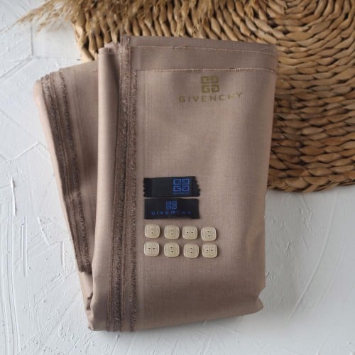 قماش شتوي بيج غامق