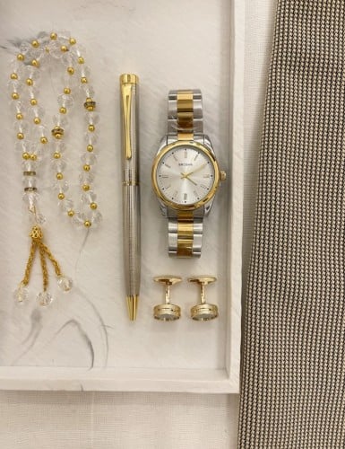 طقم ساعه رجالي فاخر