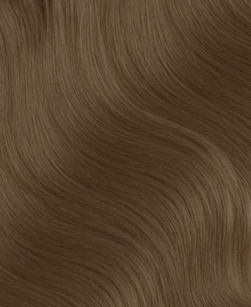 كلبسات مخفي ناعم /ويفي/ كيرلي/ درجة 8#  اشقر داكن