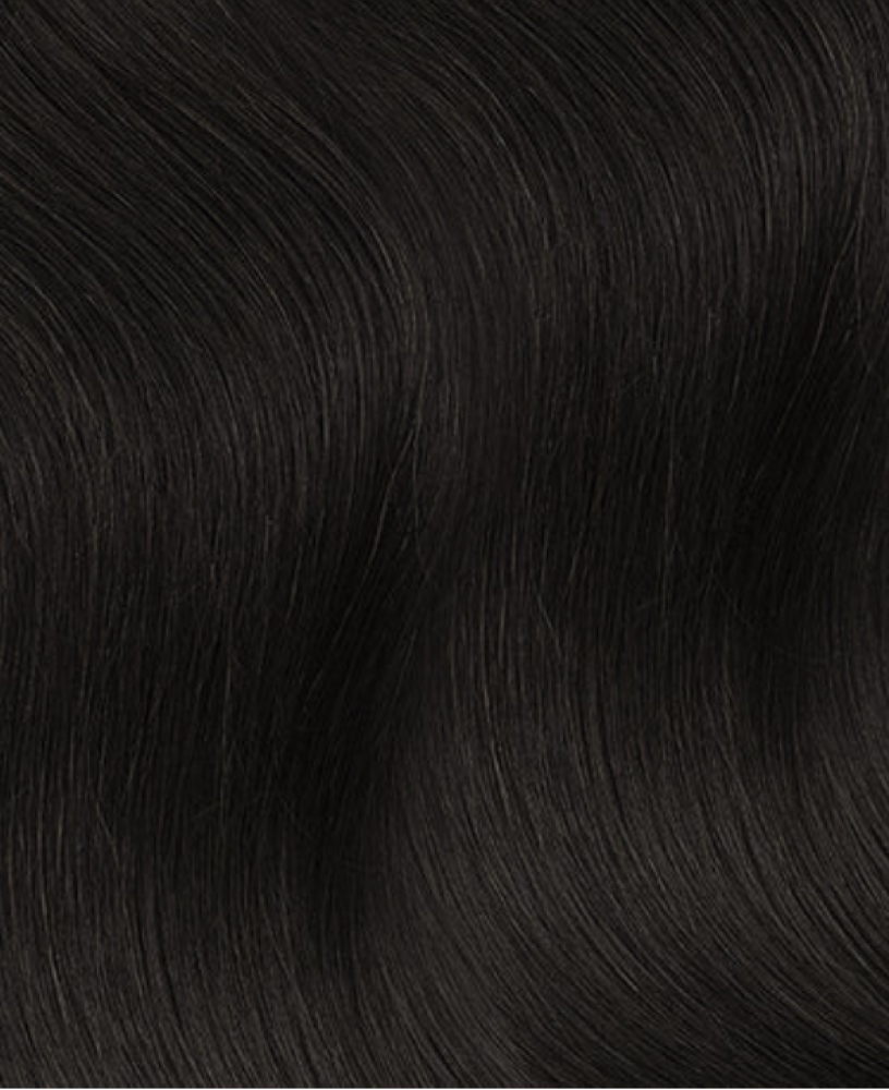 كلبسات متعددة ناعم \ ويفي \ كيرلي\ اسود طبيعي 1B#