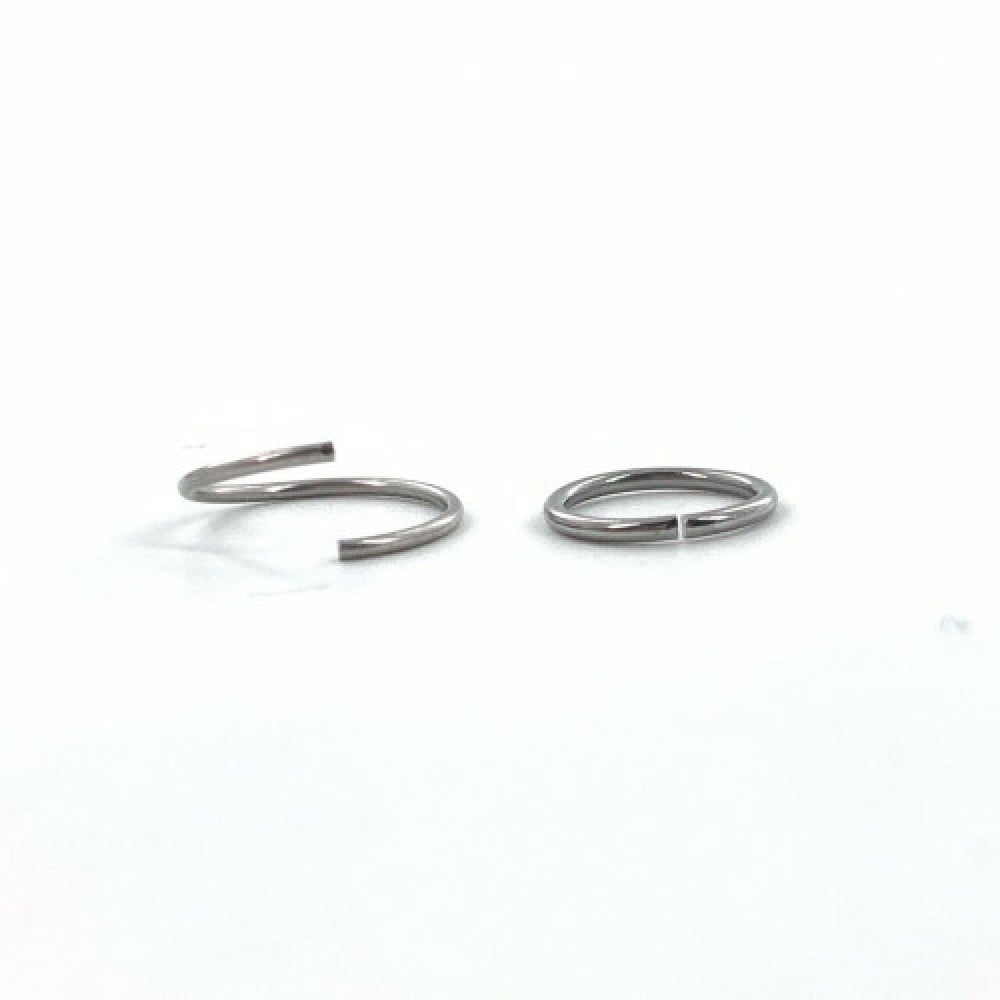 20g Silver Hoop Bendable