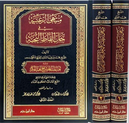 منتهى الرغبة في حل ألفاظ النخبة 2/1 / المؤلف: الشيخ محمد بن جمال الدين الخرشي المالكي