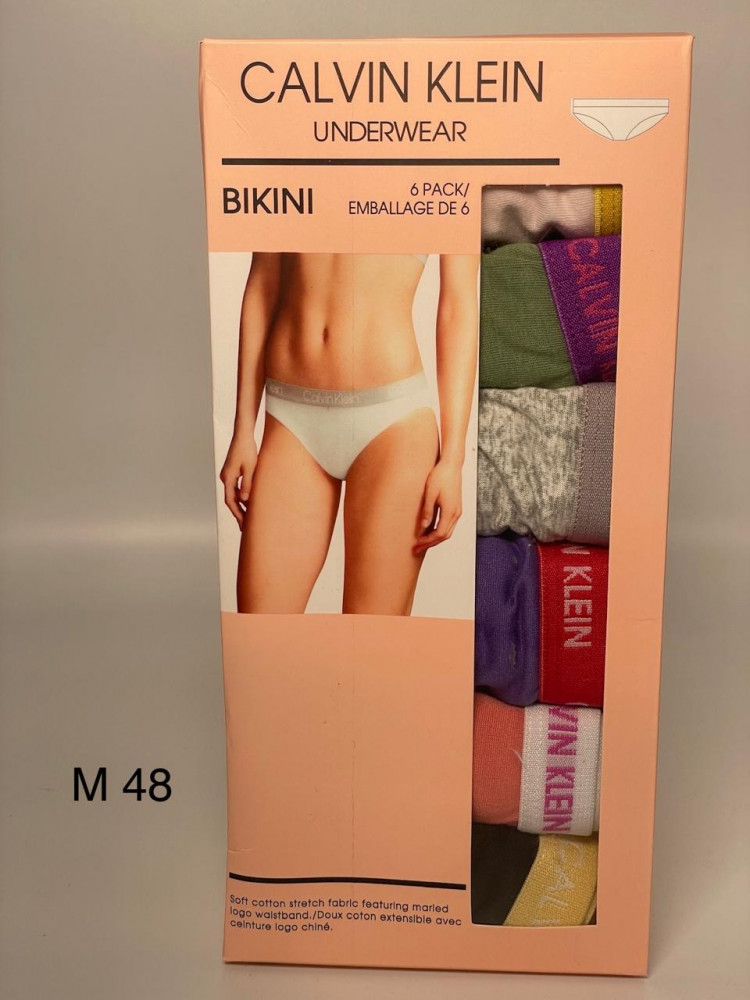 Calvin Klein Bikini Size Medium Briefs Set of 6 Pieces Multi Color Medium -  متجر روج سفن