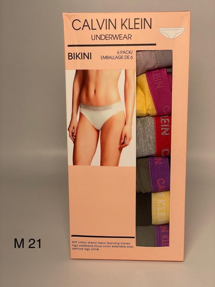 Calvin Klein Underwear Briefs Size Medium Pack of 6 Multi Color Medium -  متجر روج سفن