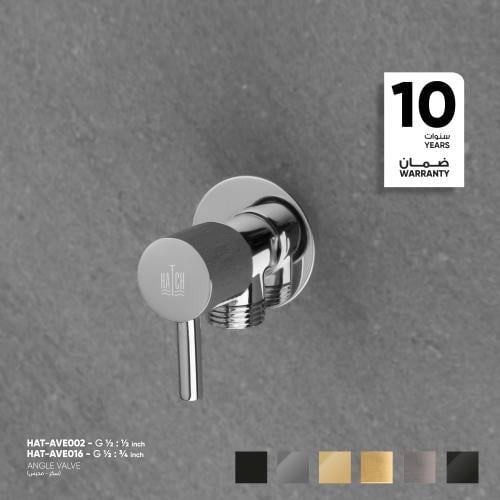صمام زاوية يدوي دائري (سِكر،محبس) AVE002- AVE016