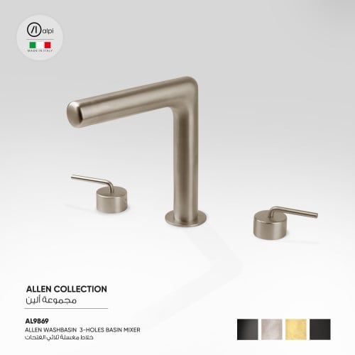 خلاط مغسلة ثلاثي الفتحات Allen - AL9869