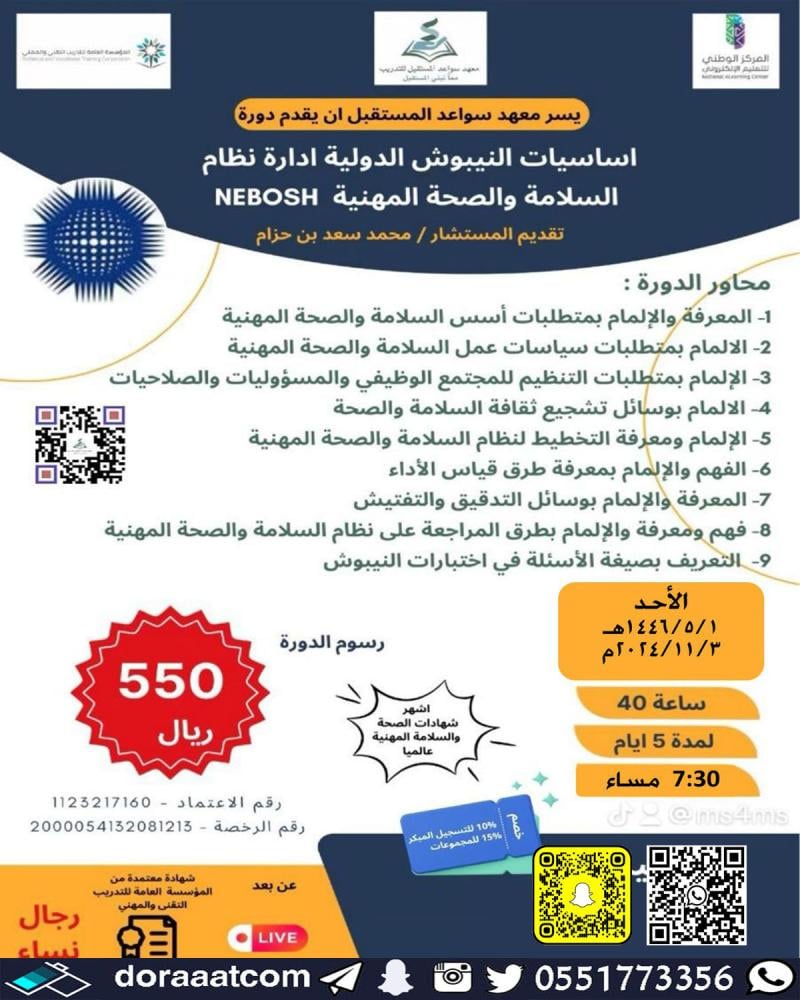 دورة أساسيات النيبوش الدولية