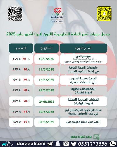 أون لاين | دورة طبية متنوعة