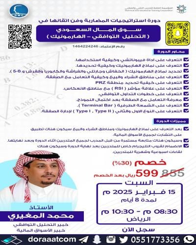 أون لاين | دورة سوق المال السعودي ( التحليل التواف...