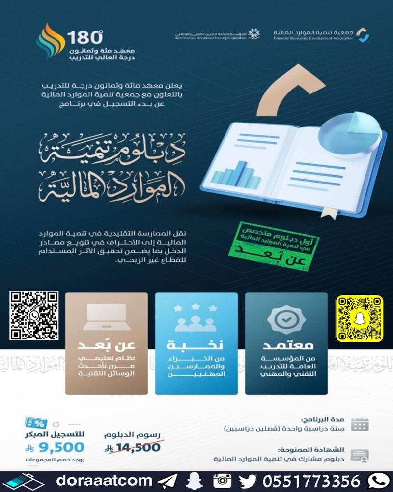 دبلوم تنمية الموارد المالية