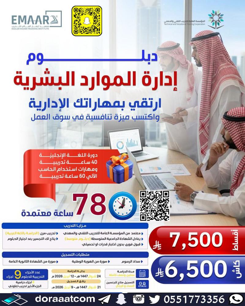 دبلوم إدارة الموارد البشرية