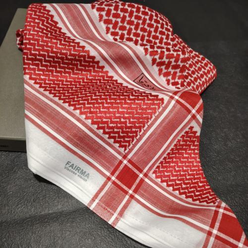 شماغ فايرما احمر غامق الرسمي 1