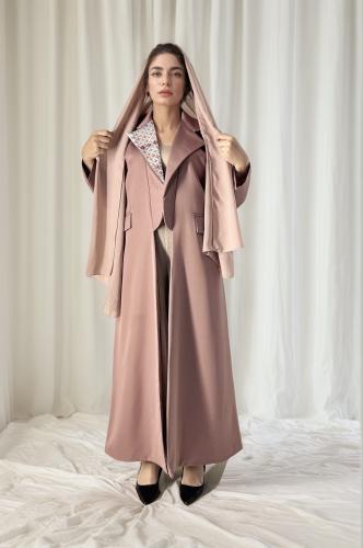 بليزر مع كلر مطرز (وردي)