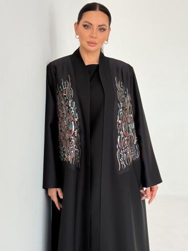 عباية مع تطريز (259)