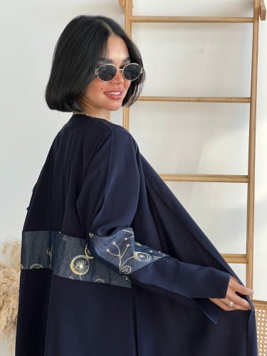 عباية صيفية بتدخيلات في الكم و الخلف